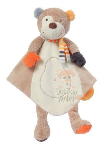  monkey donkey baby comforter koala beige orange 